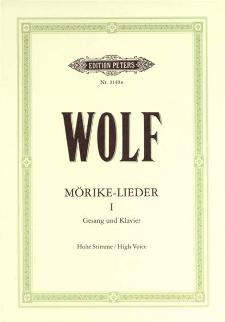 Morike-Lieder - Band 1 (Hohe Stimme)