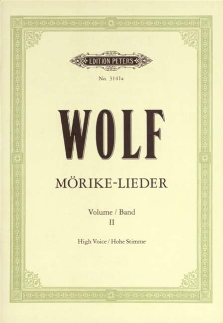 Morike-Lieder - Band 2 (Hohe Stimme)