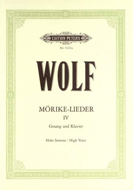 Morike-Lieder - Band 4 (Hohe Stimme)