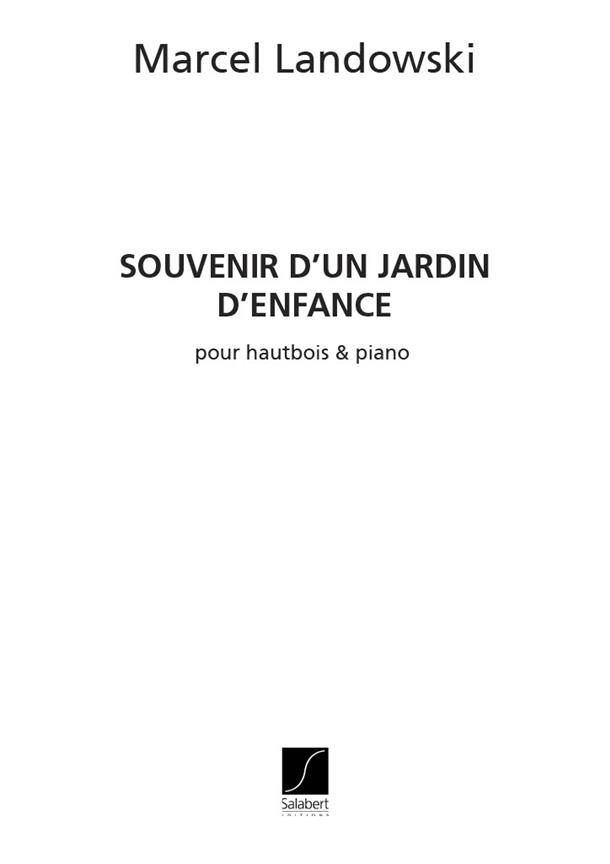 Souvenir d'un jardin d'enfance