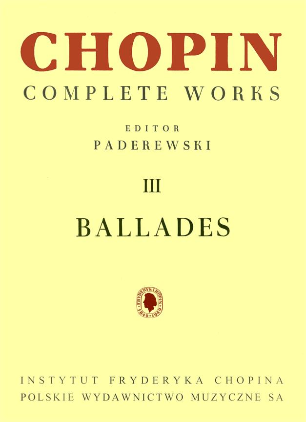 Complete Works - Vol.III Ballades