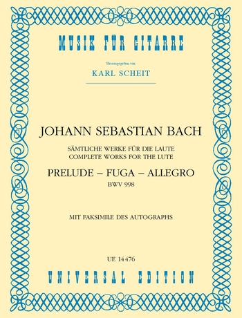 Prelude-Fuga-Allegro, BWV.998 (UNIVERSAL