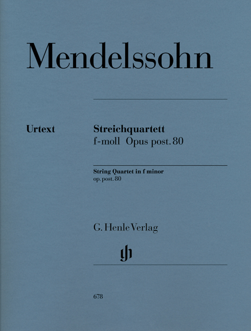 Streichquartett, Op.80 (Stimmen)