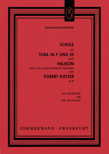 Schule fur Tuba in F oder Es - Komplett