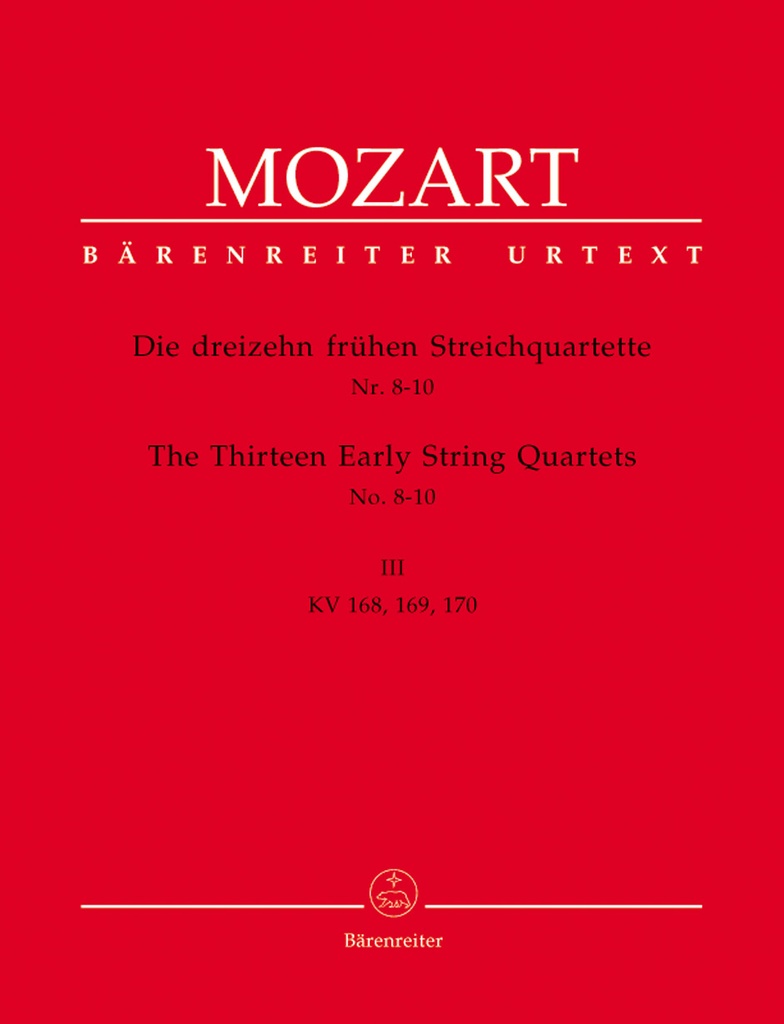 13 Early String Quartets - Vol.3 (Parts)