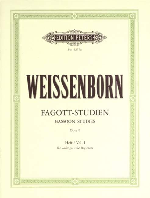 Fagottstudien, Op.8 - Band 1