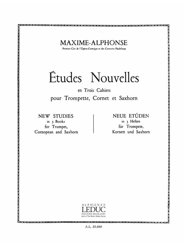 Etudes Nouvelles - Vol.3