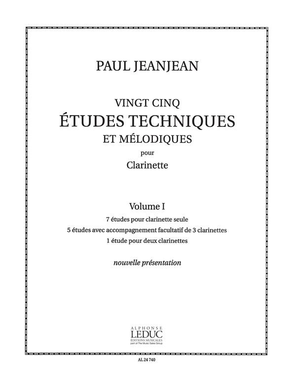 25 Etudes Techniques et Mélodiques - Vol.1
