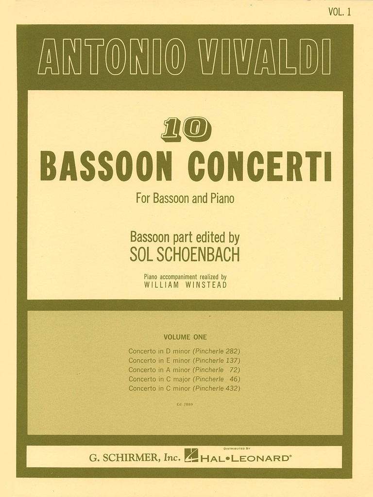 10 Bassoon Concerti - Vol.1