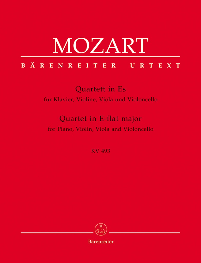 Piano quartet Es major, KV.493 (Set of parts)