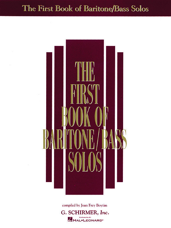 First Book of Baritone/Bass Solos - Vol.1