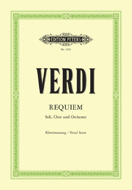 Requiem (Vocal score, Piano reduction)