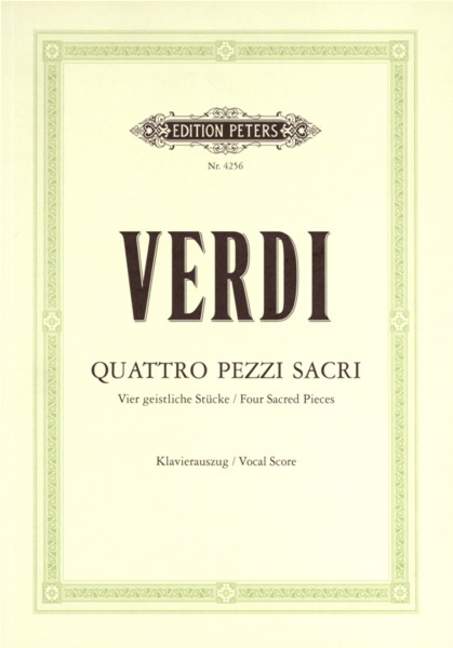 4 Pezzi sacri (Piano reduction)