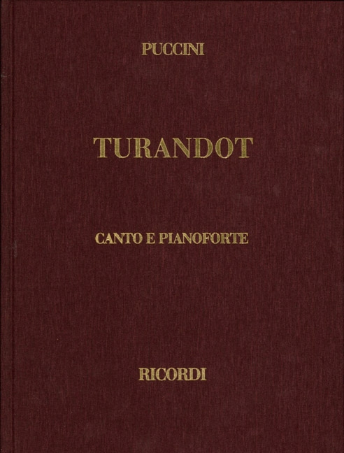 Turandot (Vocal score - English/Italiano - Hardcover)