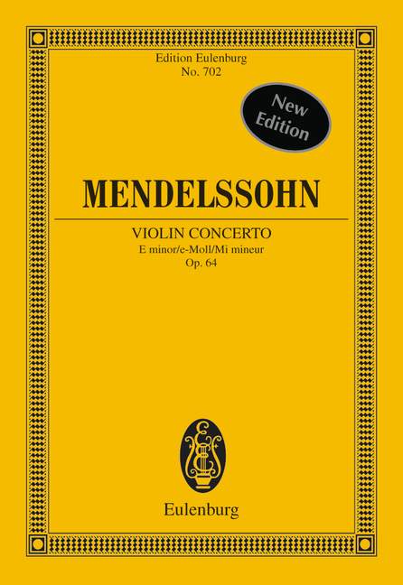 Violin concerto, Op.64 (Study score)