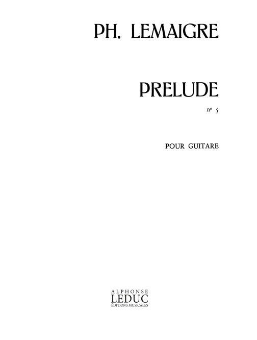 6 Préludes - No.5