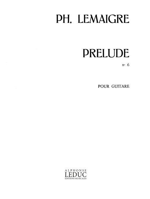 6 Préludes - No.6