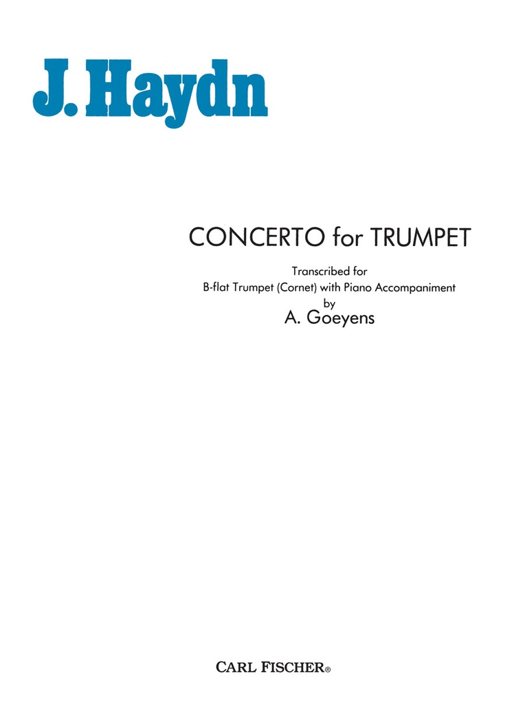 Concerto for trumpet