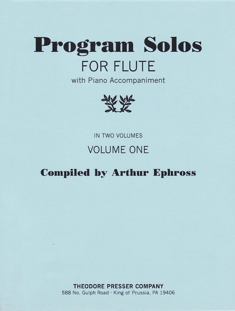 Program solos for flute - 1