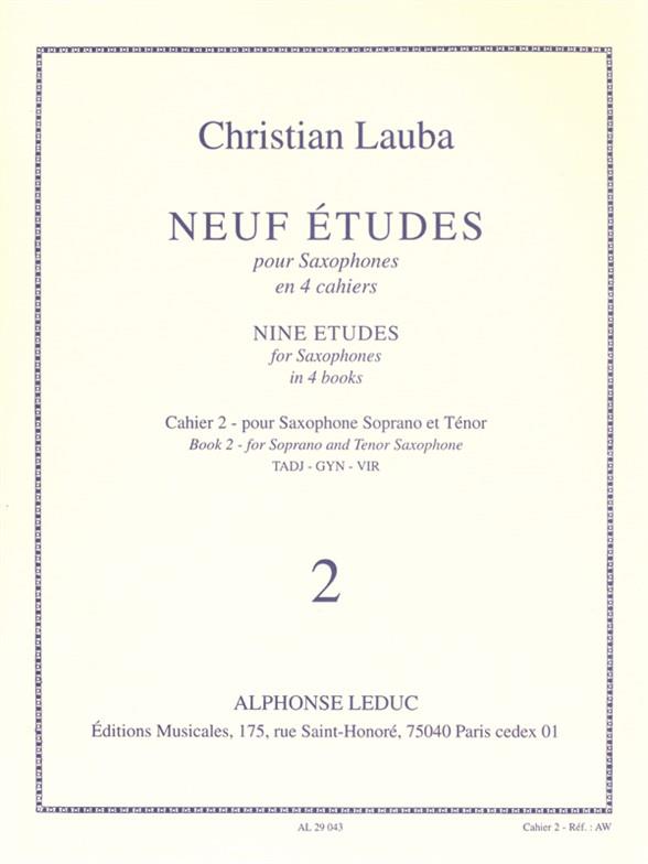 9 Etudes - No.2 (Soprano et tenor)