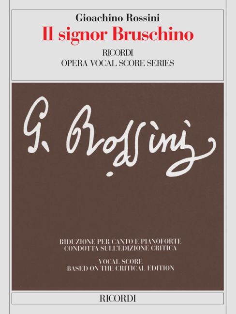 Il signor Bruschino (Vocal score)