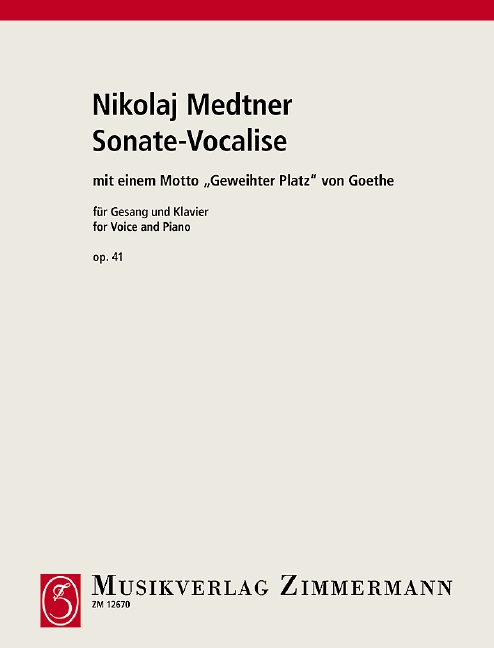 Sonate vocalise, Op.41/1