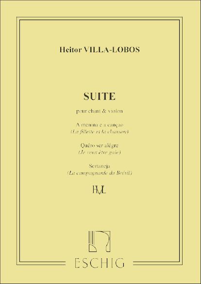 Suite pour chant et violon