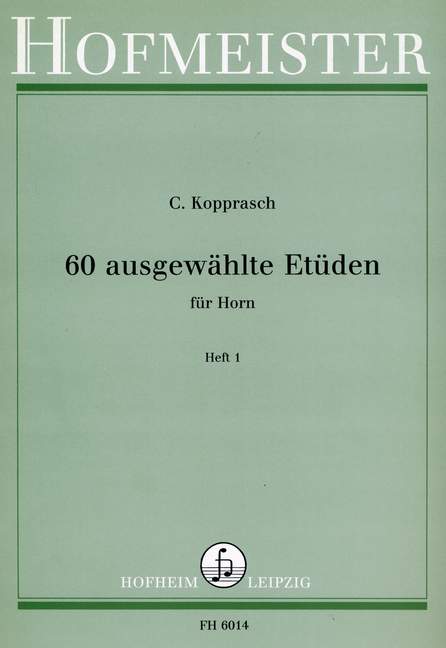 60 Ausgewahlte Etüden - Heft 1