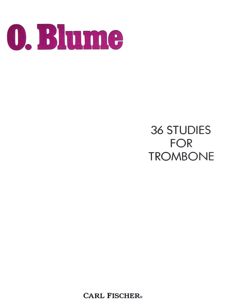 36 Studies for Trombone