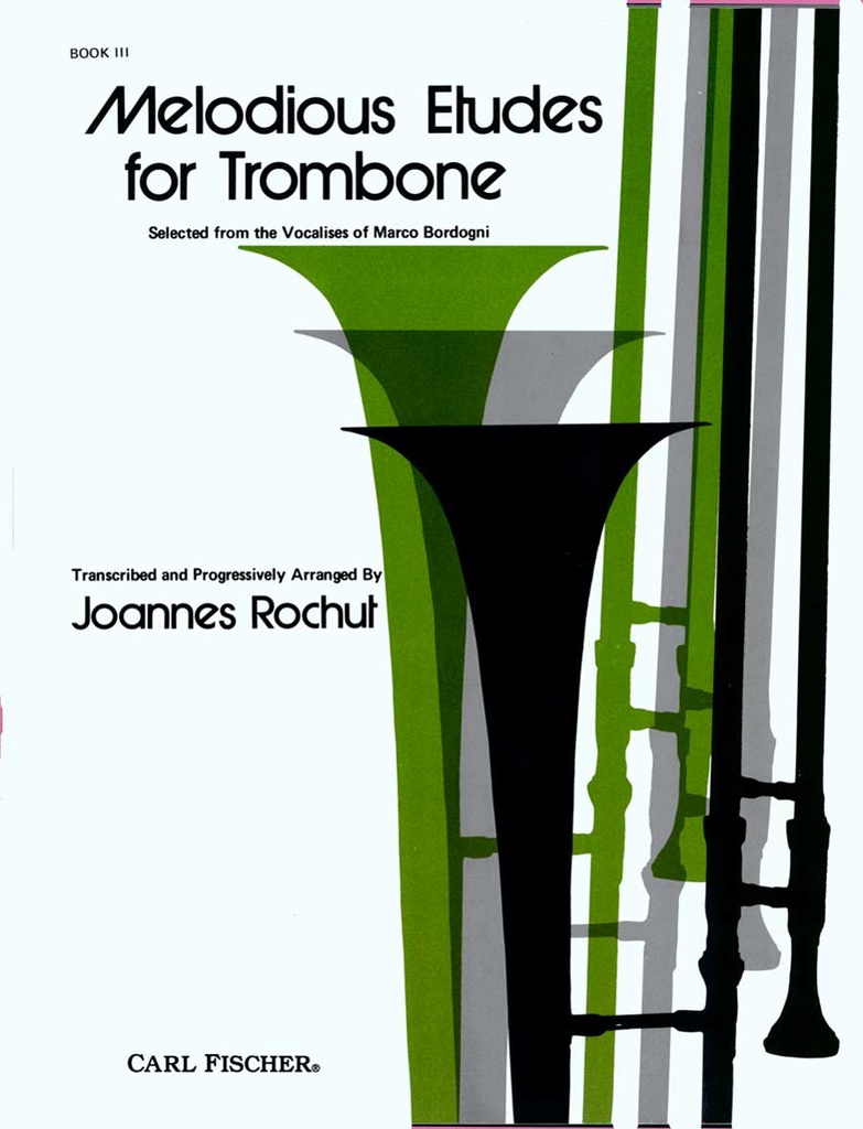 Melodious Etudes for Trombone - Book 3