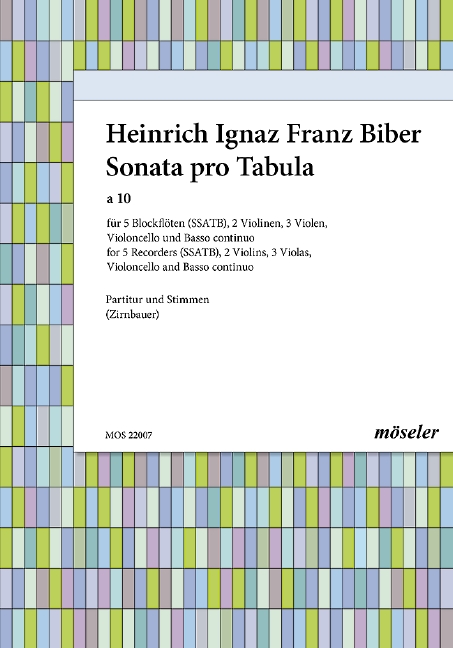 Sonata pro tabula (Partitur & Stimmen)