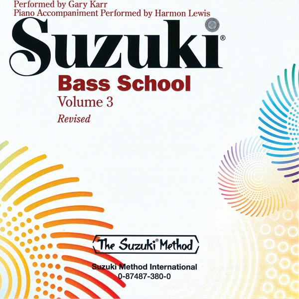 Suzuki Bass School - Vol.3 (CD only - Revised edition)