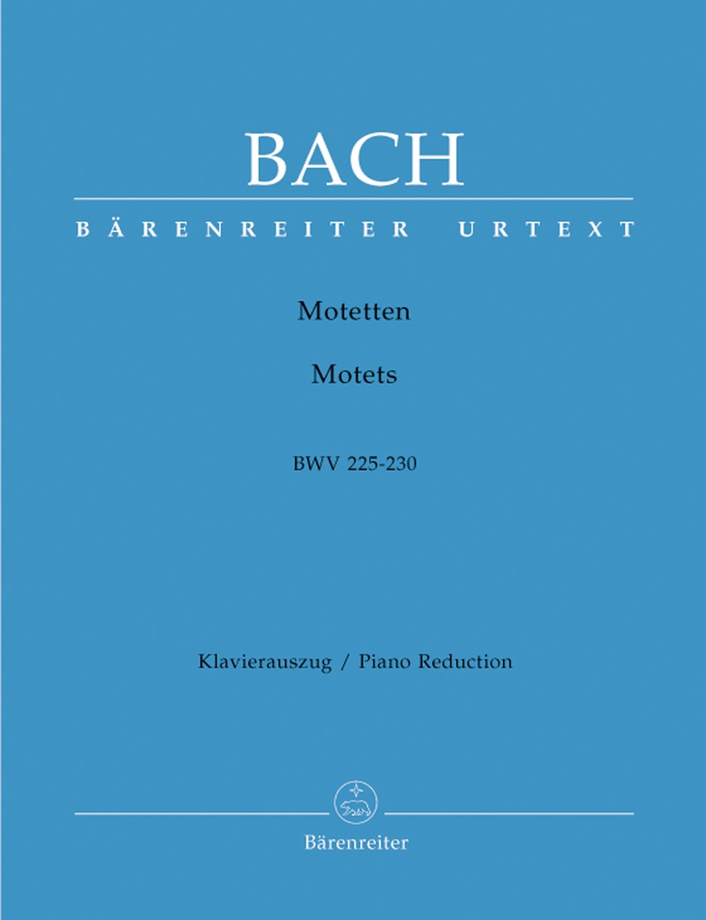 Motetten, BWV.225-230 (Vocal score)