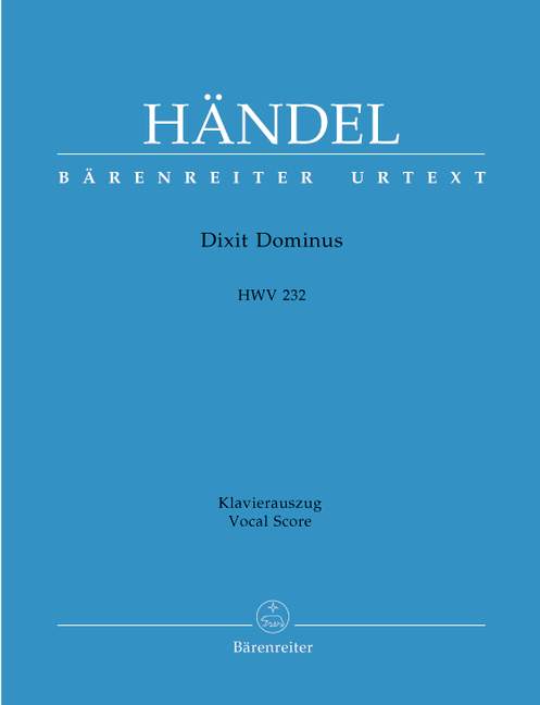 Dixit Dominus (Vocal score)