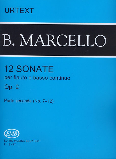 12 Sonate per Flauto e bc, Op.2 - Vol.2 (7-12)