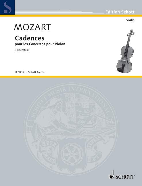 Cadences pour les concerti de violon