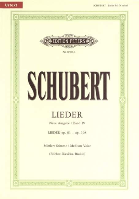 Lieder - Band 4 (Mittlere Stimme)