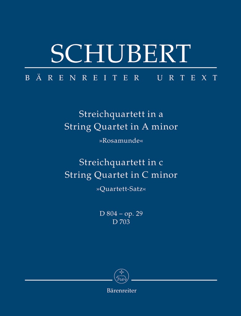 String Quartet D.804 & D.703 (Study score)