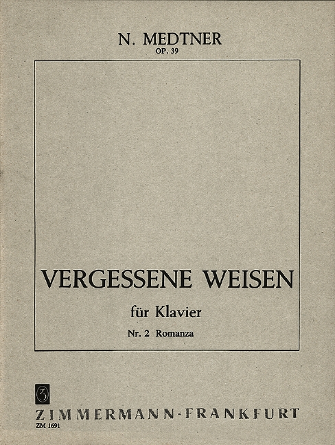 Vergessene Weisen, Op.39 - 2