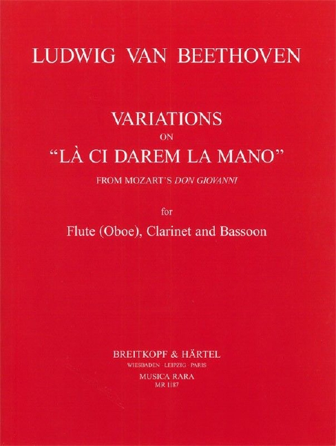 Variations on Là ci darem la mano from Mozarts Don Giovanni Give me thy hand, oh fairest