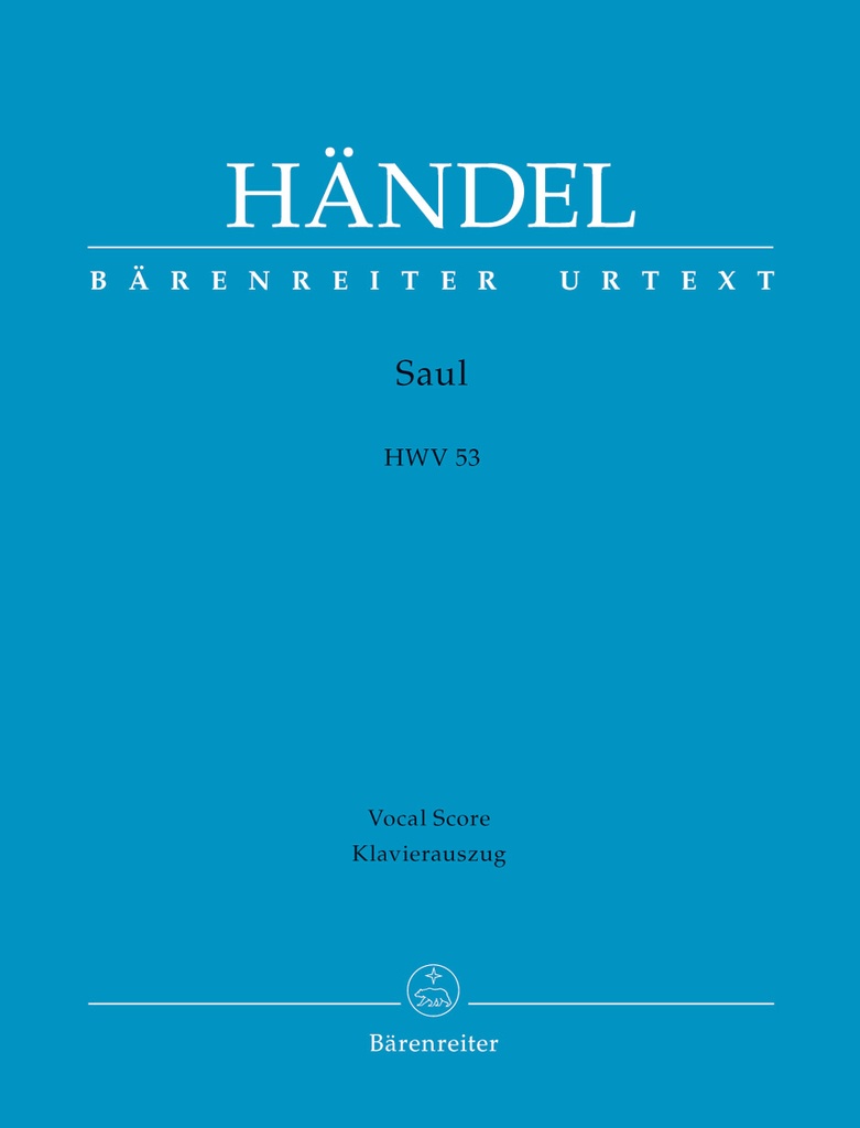 Saul (Vocal score)