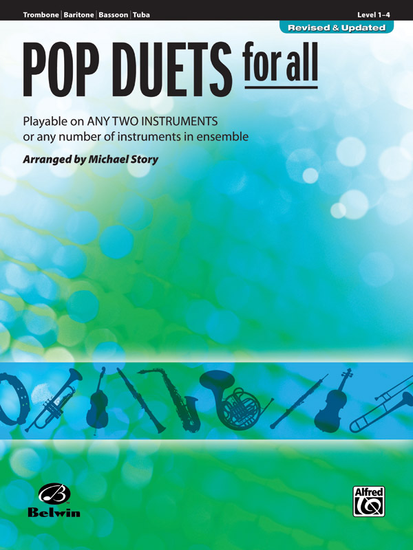 Pop Duets for All - Trombone, Tuba (Bass clef)