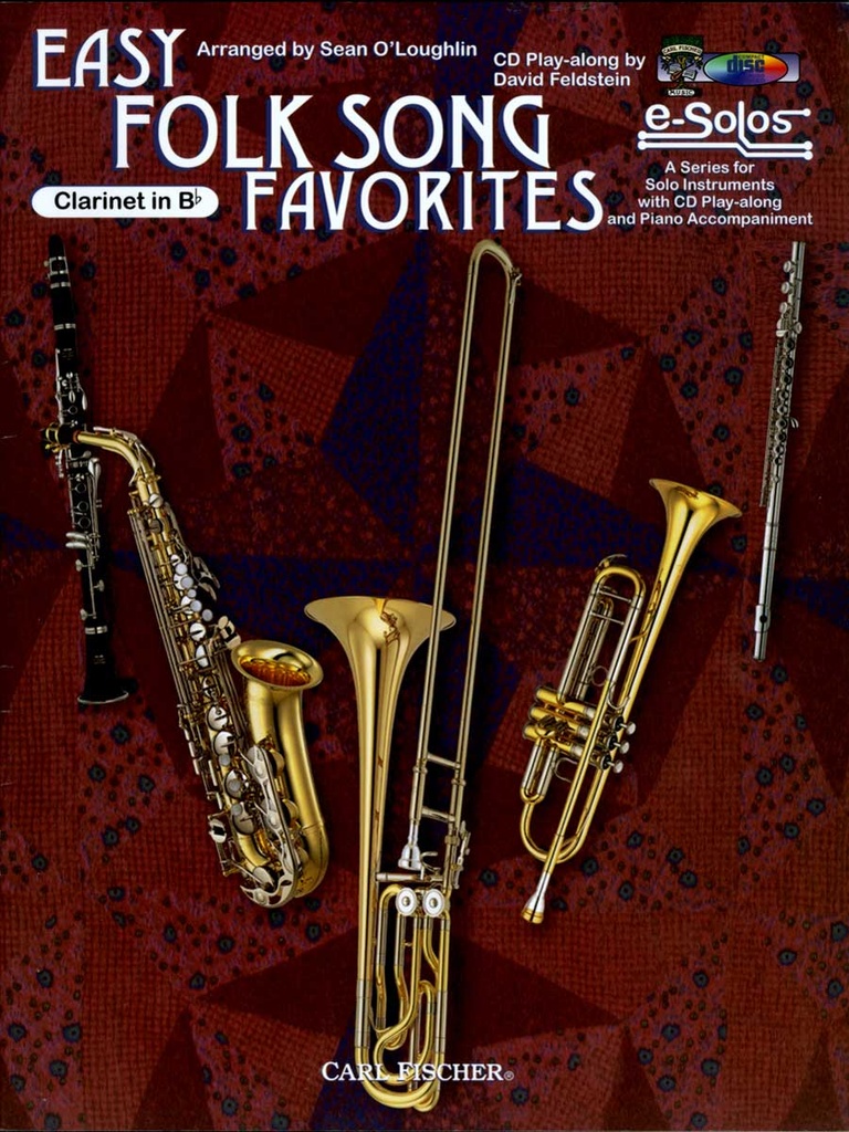 Easy folk song favorites - Clarinet (CD)