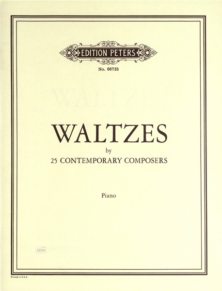 Walzer (25 Zeitgenossischer Komponisten)