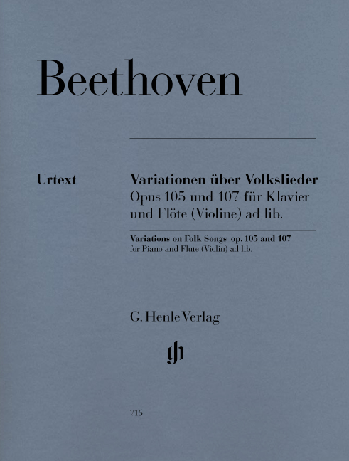 Variationen über Volkslieder, Op.105/107