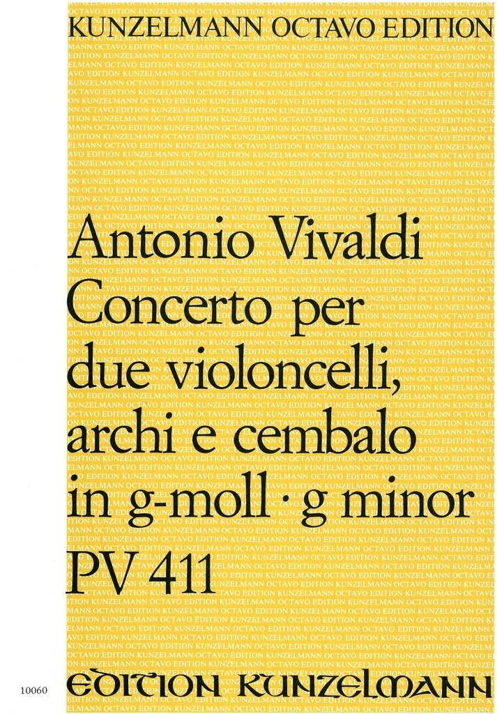 Concerto in G minor, PV.411 (Partitur)