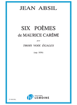 6 Poèmes de Maurice Carème, Op.109