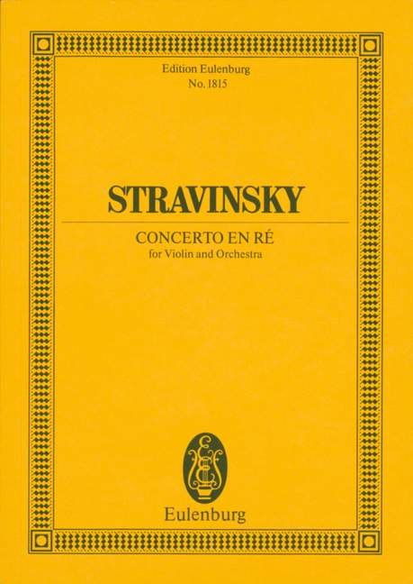 Concerto en re (Study score)