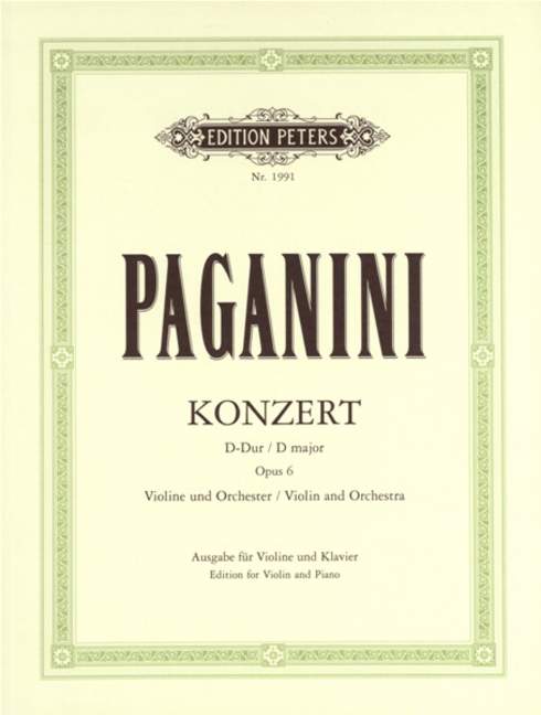 Konzert No.1 in D, Op.6