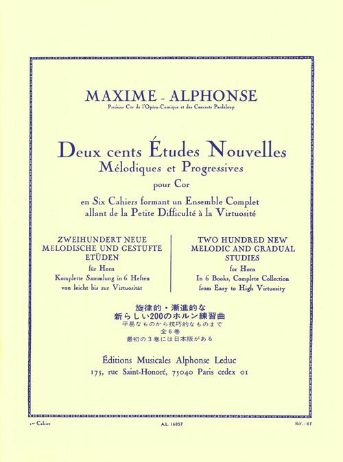 200 Etudes Nouvelles - Vol.1